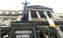 Facade of the National Library of Brazil